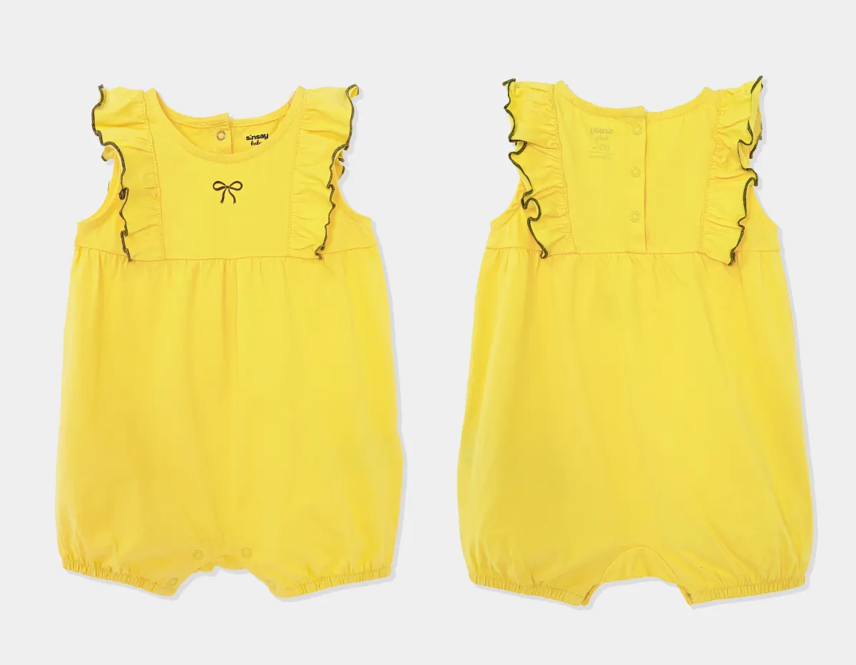 Baby Sleeveless Ruffle Romper