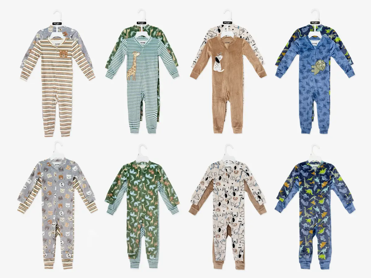 2pk Baby Boys Long Sleeve Zip Sleeper
