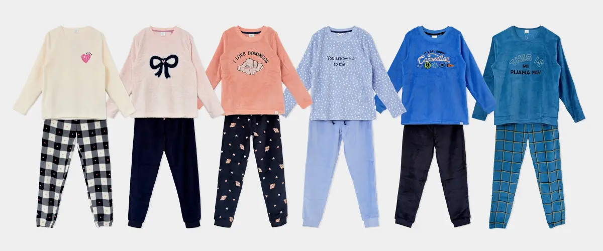 2pk Kids Long Sleeve Fleece Pajama Set