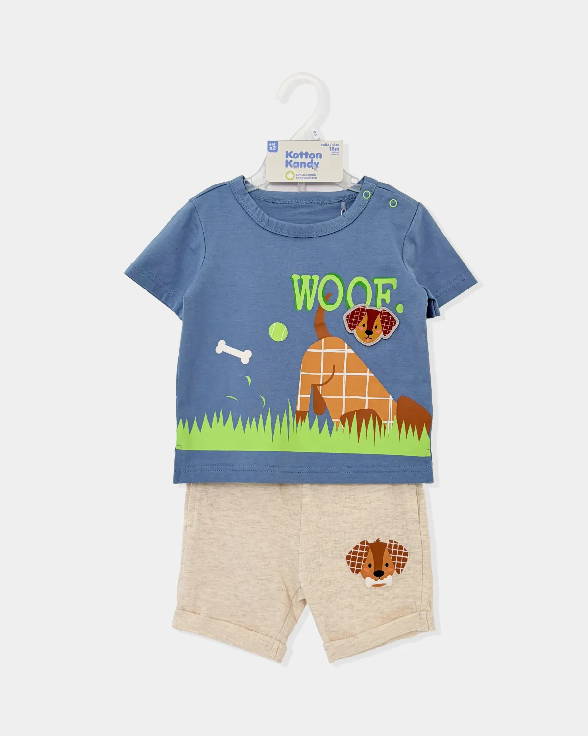 2pk Baby Boy Short Sleeve Tee & Shorts Set