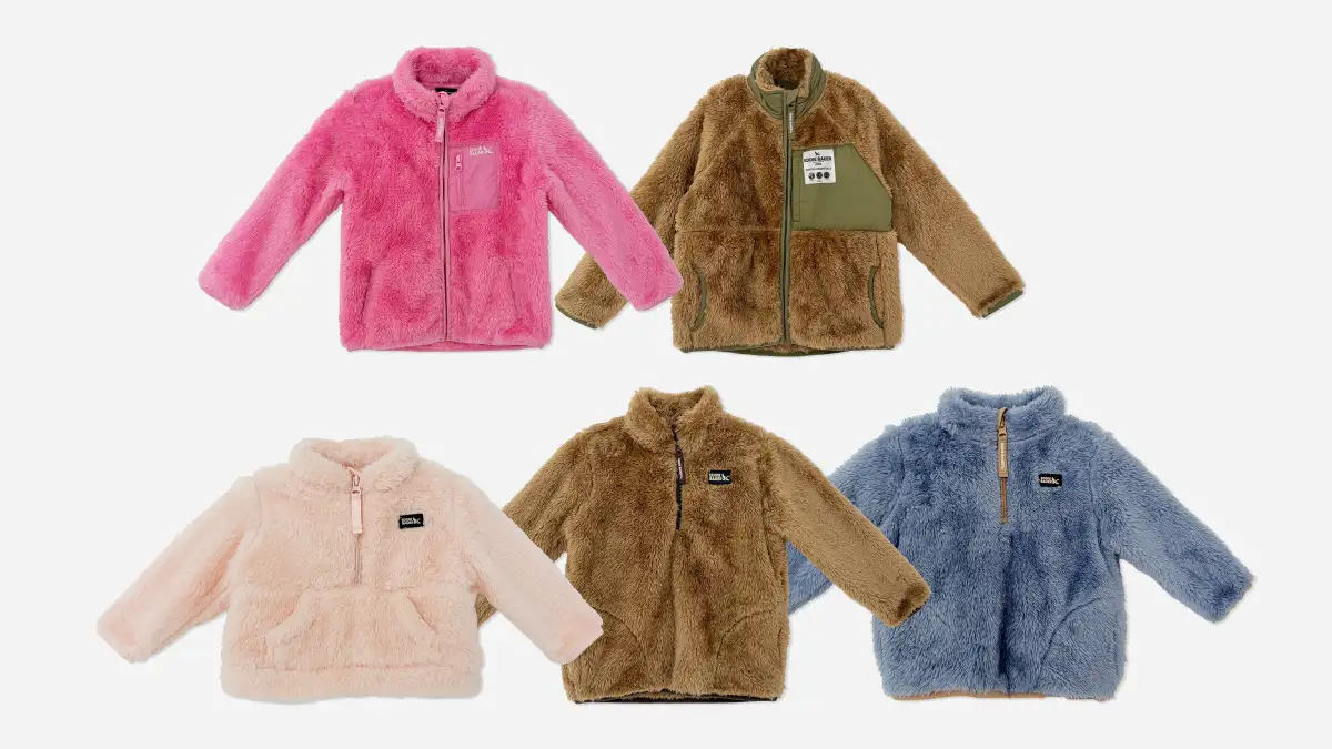 Kids Stand Collar Sherpa Fleece Jacket