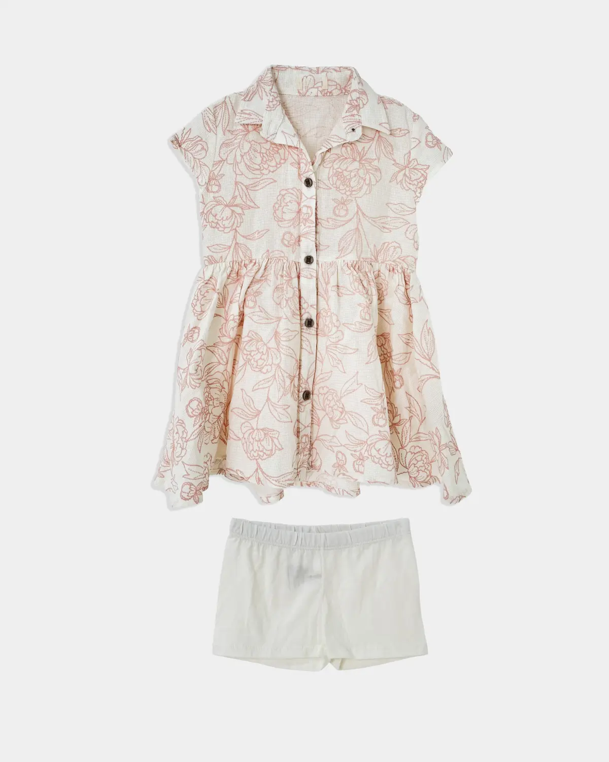 2pk Baby Girl Summer Outfit Set