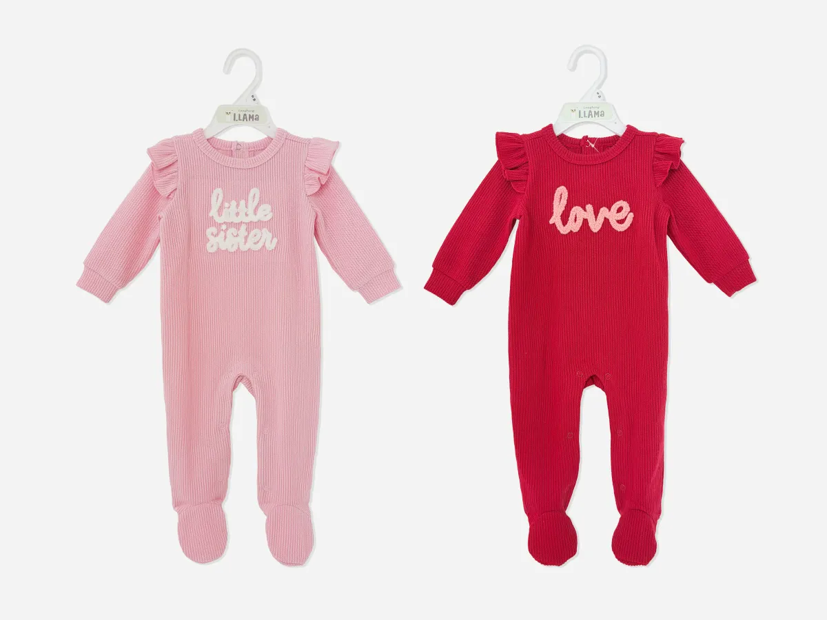 Baby Girl Footed Romper