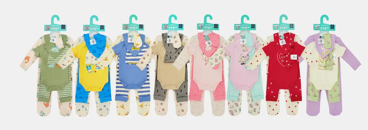 7pk Baby Layette Gift Set