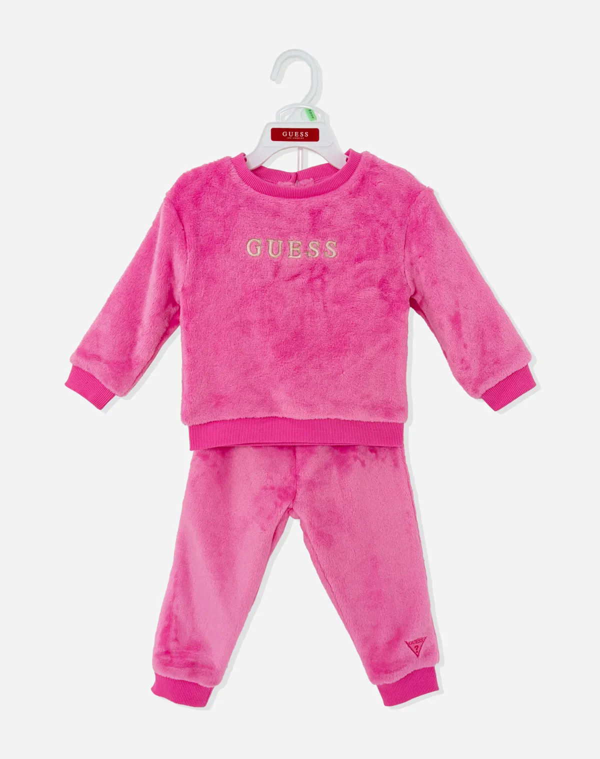 2pk Baby Girl Long Sleeve Sweatshirt & Jogger Pants Outfit Set