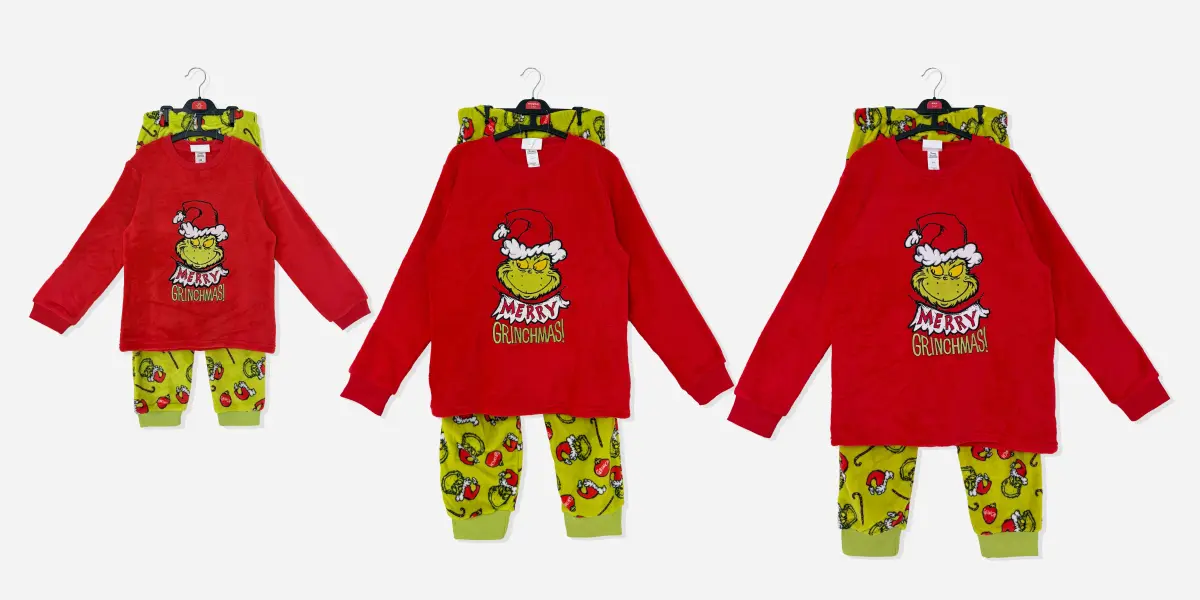 Family Matching Grinch Christmas Pajama Sets